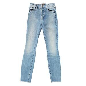 Mother The Stunner Ankle Fray So Long Wash Jean Size 25